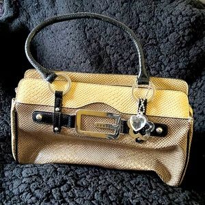 Tan Guess purse